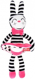Mīkstā rotaļlieta Hencz Toys Hycia Bell, balta/melna/rozā, 33 cm
