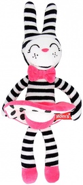 Mīkstā rotaļlieta Hencz Toys Hycia Bell, balta/melna/rozā, 33 cm