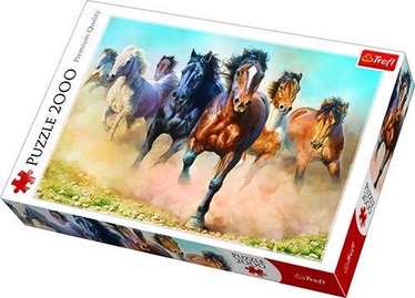Puzle Trefl Galloping Herd Of Horses 27098, 2000 gab.