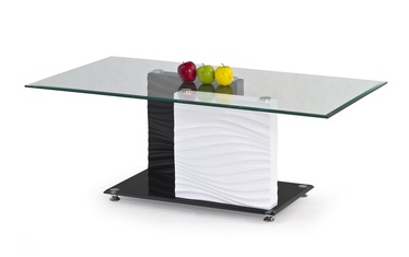 Kohvilaud Halmar Shanell Black/White, 1200x650x450 mm