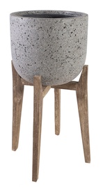 Home4you Sandstone Flowerpot 71852 42x42xH64.5cm Gray