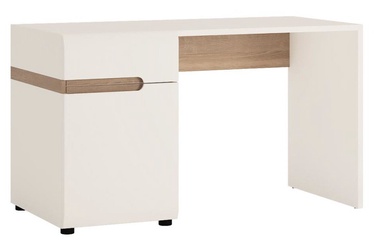 Meble Wojcik Linate 80 Desk White/Truffle Oak