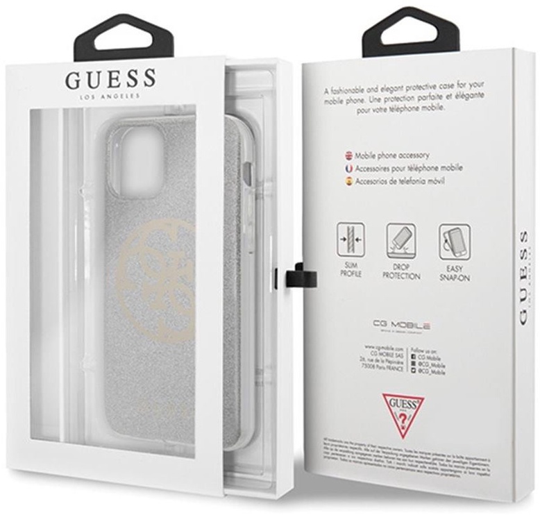 Чехол для телефона Guess, Apple iPhone 11 Pro, серый