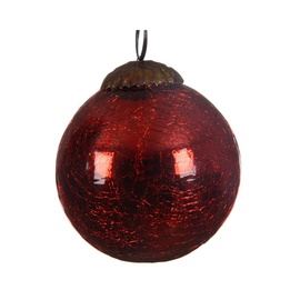 Ziemassvētku eglītes rotaļlieta 190037 Red, 80 mm, 1 gab.