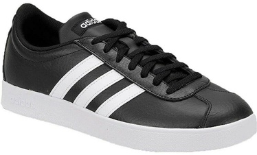 Кроссовки Adidas VL Court 2.0, белый/черный, 44.5