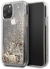 Guess Glitter Hearts Back Case For Apple iPhone 11 Pro Gold