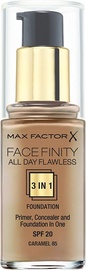 Tonālais krēms Max Factor Face Finity All Day Flawless 3in1 85 Caramel, 30 ml