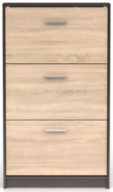 Batų spintelė Black Red White Nepo Plus Wenge/Sonoma Oak, 700x175x1200 mm