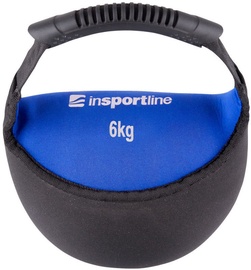 inSPORTline Neoprene Dumbbell Bell-Bag Black/Blue 6kg