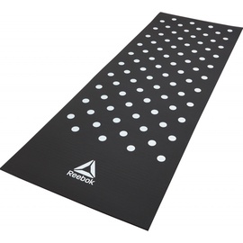 Fitnesa un jogas paklājs Reebok, melna, 173 cm x 61 cm x 7 mm
