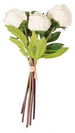 Home4you In Garden Peony Bunch Artificial Flower H30cm White