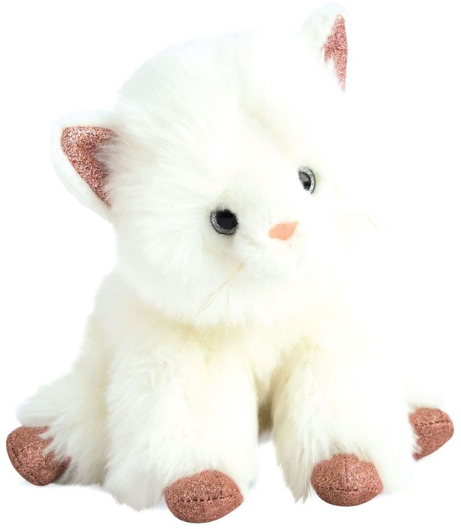 Mīkstā rotaļlieta Doudou Et Compagnie Cat, balta, 30 cm