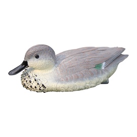 Dekoracija "Antis" Bird Duck N039, 27 cm x 12 cm x 11 cm, pilka