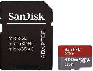 SanDisk Ultra 400GB microSDXC UHS-I Class 10 + SD Adapter SDSQUAR-400G-GN6MA