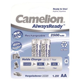Uzlādējamās baterijas Camelion C_R_3038, 2500 mAh, 2 gab.