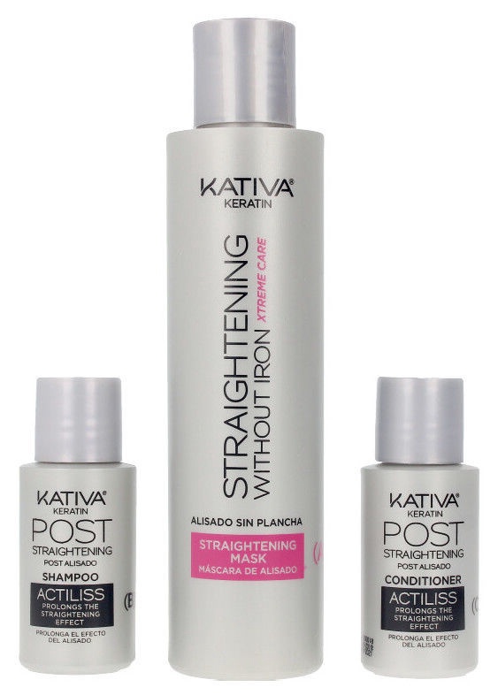 Plaukų priežiūros priemonių rinkinys Kativa Keratin Anti Frizz, 210 ml -  