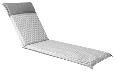 Home4you Florida Deck Chair Pad 60x200x7cm Grey