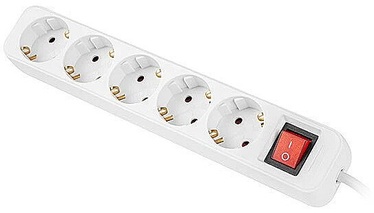 Pagarinātājs Lanberg, 3 x 1 mm², 3 m, IP20, 5 ligzdas