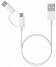 Xiaomi Mi 2-in-1 USB Cable White 1m