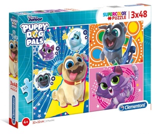 Clementoni Puzzle SuperColor Puppy 3x48pcs 25247