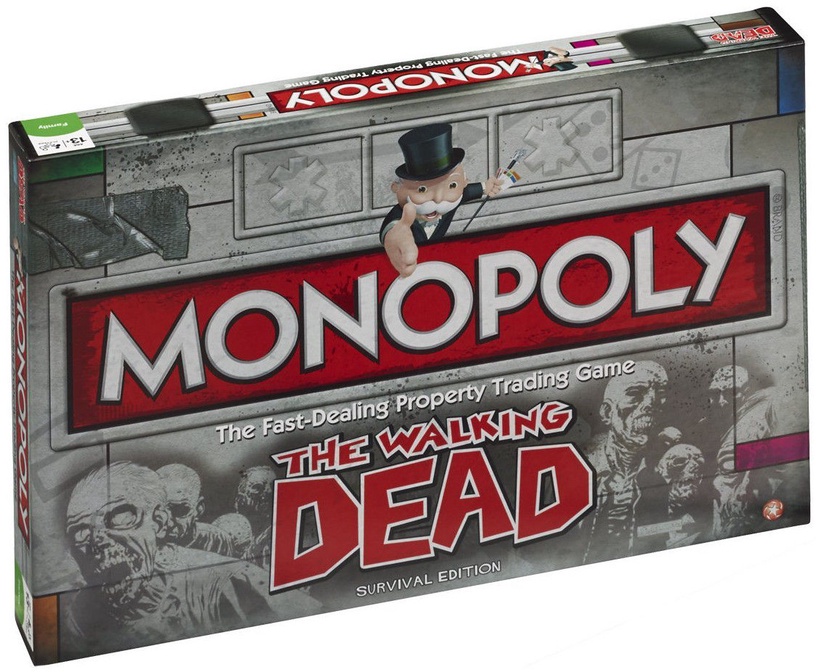 Stalo žaidimas Hasbro Monopoly The Walking Dead Survival Edition, EN