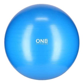 Гимнастический мяч One Fitness, голубой, 650 мм