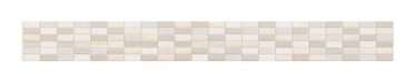 Keraminės dek sienų juostelės Elize BEIGE, 5.4 x 50 cm