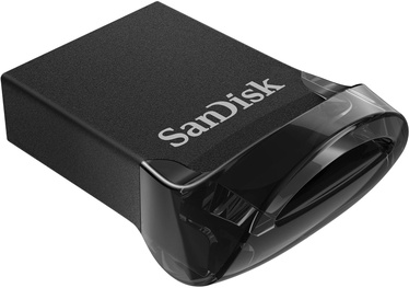 USB zibatmiņa SanDisk Ultra Fit, melna, 256 GB