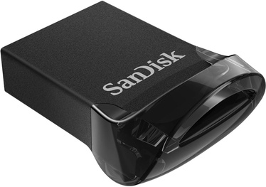 USB atmintinė SanDisk Ultra Fit USB 3.1, juoda, 256 GB