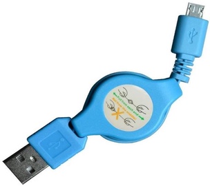 Vakoss Cable USB to USB-micro Blue 0.7m