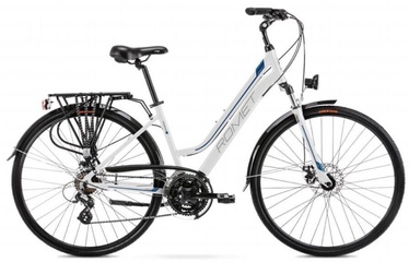 Velosipēds Romet Gazela 2 White/Blue 2021, 17", 28"