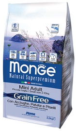 Monge Grain Free Mini Adult with Anchovies Potatoes and Peas 2.5kg