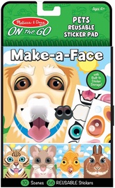 Uzlīme Melissa & Doug Make A Face Pets, daudzkrāsaina