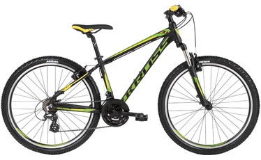 Dviratis Kross Hexagon 2.0 M 27.5" Black Green Yellow Matte 18