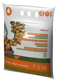 Удобрения для ягодных растений, для газона, для цветов Baltic Agro Autumn, гранулированные, 7.5 кг