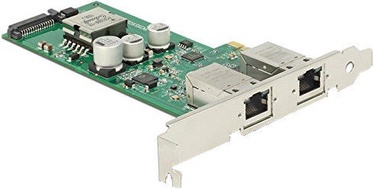 Delock PCIe 2 x RJ45 Gigabit LAN PoE+