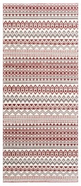 Ковер 4Living Lappi Red/Grey, многоцветный, 200 см x 80 см