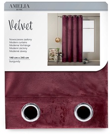 Öökardin AmeliaHome Velvet, violetne, 1400 mm x 2450 mm