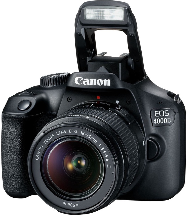 Зеркальный фотоаппарат Canon EOS 4000D 18-55mm III EU26 Kit