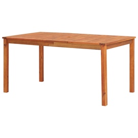 Садовый стол VLX Solid Acacia Wood 45962, коричневый, 1500 x 900 x 740 см