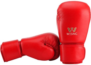 Boksa cimdi Wesing Aiba, sarkana, 10 oz