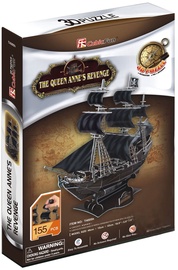 3D dėlionė Cubicfun Pirate Ship Queen Anne, 43 cm x 15 cm