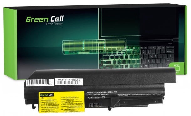 Sülearvutiaku Green Cell, 4.4 Ah, Li-Ion