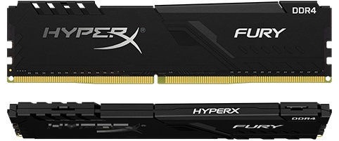 Operatīvā atmiņa (RAM) Kingston HyperX Fury Black, DDR4, 16 GB, 2400 MHz