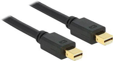 Delock mini Displayport male Extension cord 7m Black