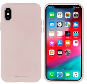 Mercury Soft Touch Matte Back Case For Apple iPhone XS Max Pink Sand