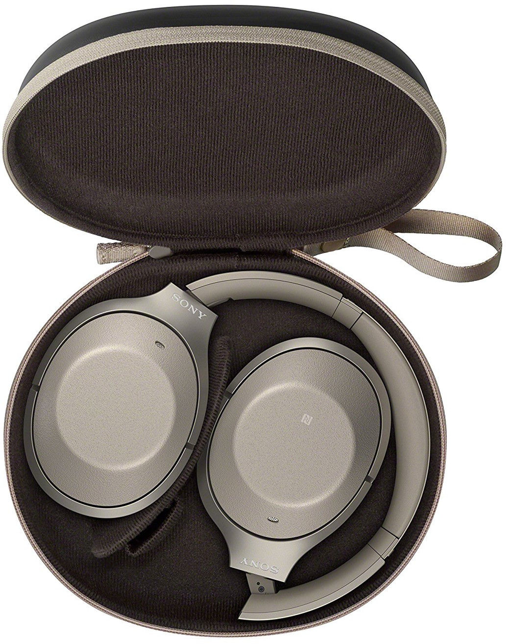 Belaidės ausinės Sony WH-1000XM2, aukso 