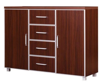 Bodzio Bodziosystem BS23 Chest Of Drawers Walnut