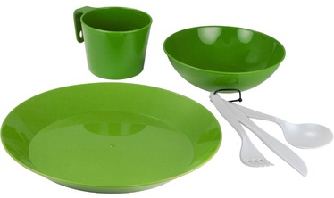 Набор туристической посуды GSI Outdoors, полипропилен (pp), зеленый