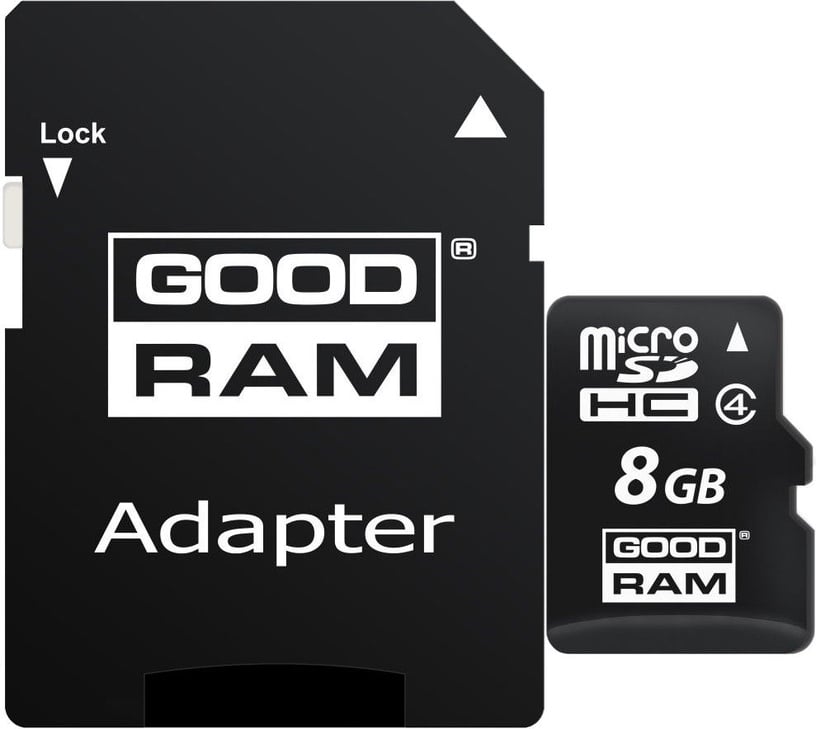 Карта памяти GoodRam M40A 8GB microSDHC Class 4 + Adapter
